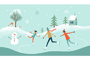 Winter illustration set, a Decorative Illustration by Olive & Mimosa (Thumbnail 3 of 3)