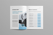 Company Profile Template, a Brochure Template by Leaflove (Thumbnail 2 of 10)