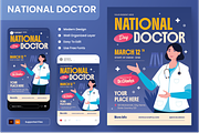 National Doctor's Day Flyer, a Flyer Template by Annora Studio (Thumbnail 1 of 6)