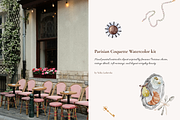 Parisian Coquette Watercolor Kit, a Decorative Illustration by Yuliia Lashevska (Thumbnail 4 of 16)