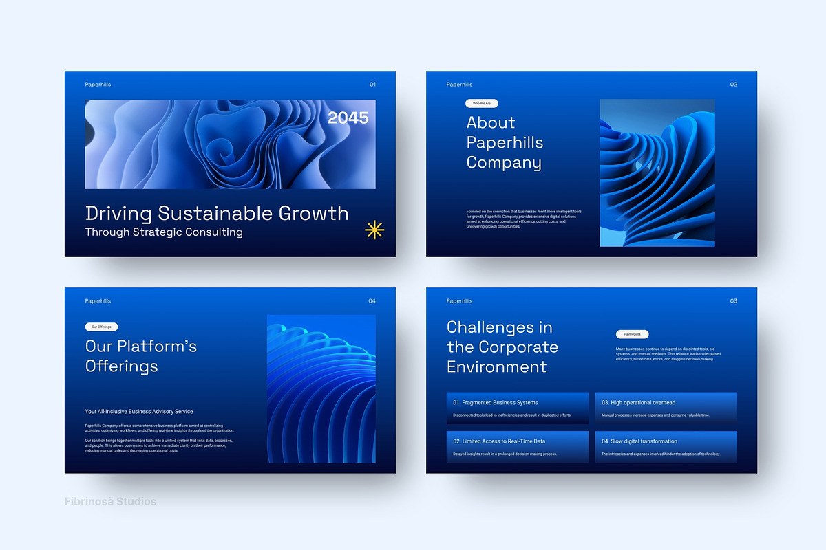 Consulting Pitch Deck Presentation, a Presentation Template by FIBRINOSÄ (Photo 4 of 7)