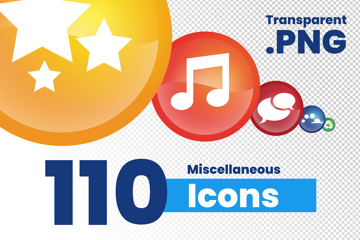 110 Miscellaneous Icons Pack, a Duotone Icon by doghead (Photo 1 of 3)