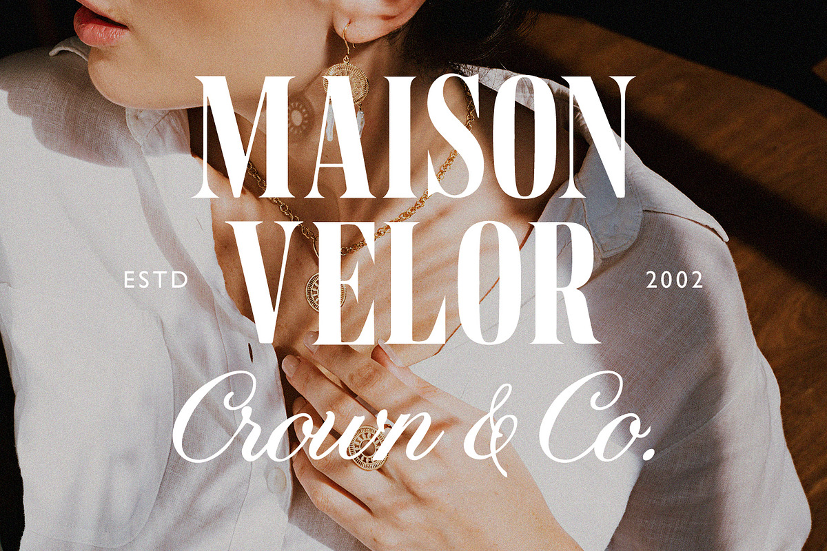 Lahgelsio Elegant Serif Script Duo, a Script Font by Maulana Creative (Photo 4 of 7)