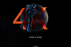 3D Mockup Space Astronaut 05