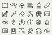 Bundle Online Learning Outline Icons, an Outline Icon by adenpinkstore (Thumbnail 13 of 23)