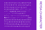 Reyda - Modern Sans Serif, a Sans Serif Font by RagamKata (Thumbnail 9 of 10)