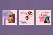 90's Vol1 Instagram | CANVA & PSD, a Social Media Template by Azruca (Thumbnail 8 of 9)