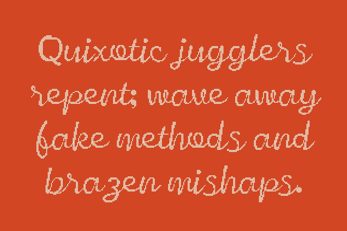 CS Renita Disco, a Script Font by Craft Supply Co. (Photo 4 of 8)