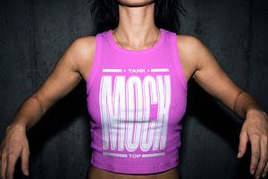 Women’s Tank Top Mockup, a Shirt Mockup by graphypix