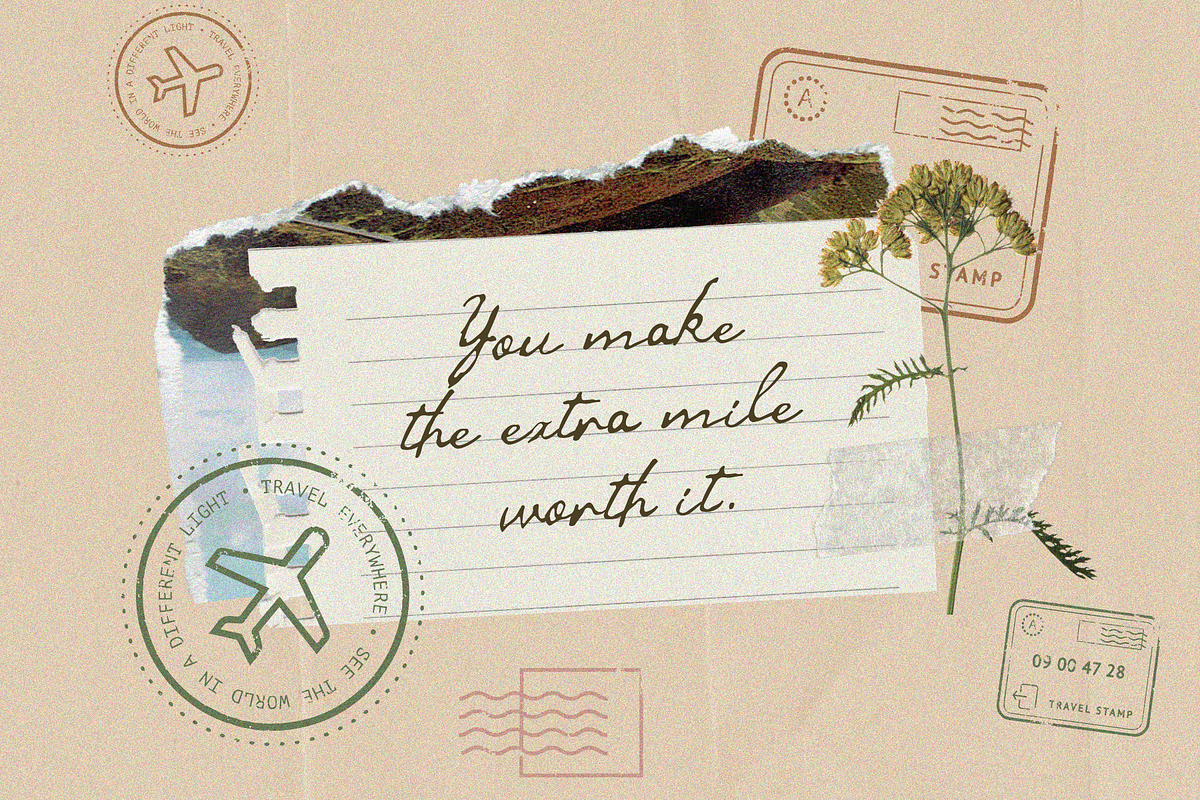 Quendralis – Handwritten Font, a Script Font by NDNL Studio (Photo 9 of 10)