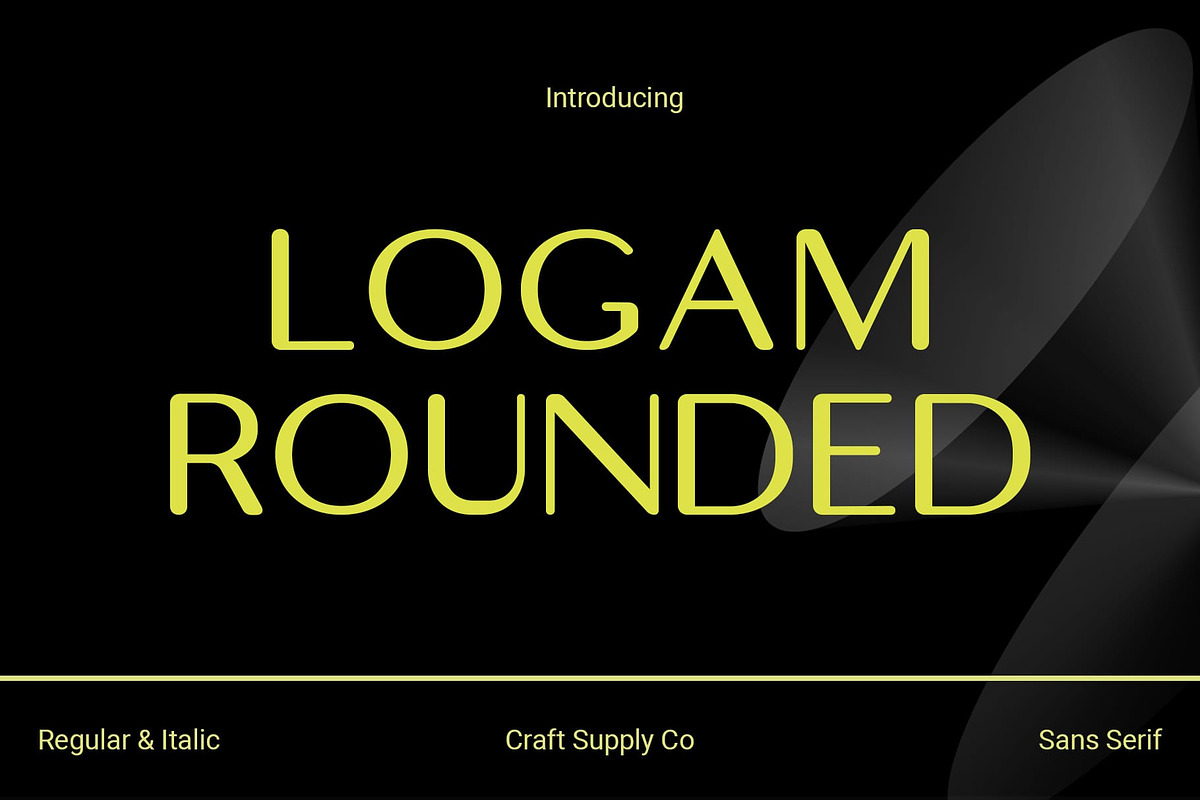 Logam Rounded, a Sans Serif Font by Craft Supply Co. (Photo 1 of 8)