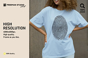 T-Shirt Mockup, a Shirt Mockup by Freeman Studio (Thumbnail 6 of 14)