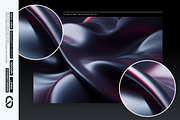 Liquid Metal Waves Overlays, a Texture Graphic by Cursedesign (Thumbnail 3 of 5)