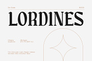 Lordines, a Serif Font by din-studio.com (Thumbnail 1 of 15)