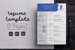 Vol.25 Resume & CV Template