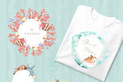 Watercolor Undersea world clipart, an Animal Illustration by GevelStudio (Thumbnail 6 of 10)