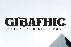 Gibafhic - Serif Bold Font