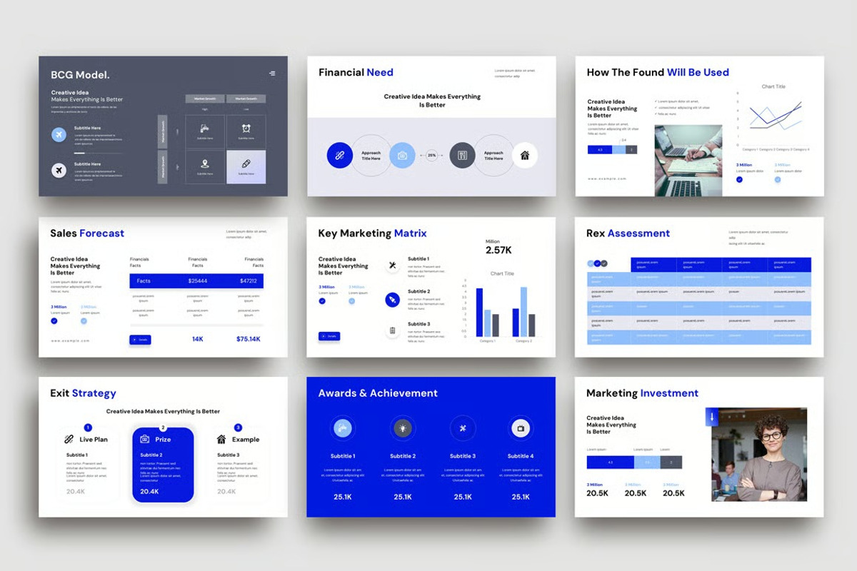 Marketing Plan Presentation Template preview 5