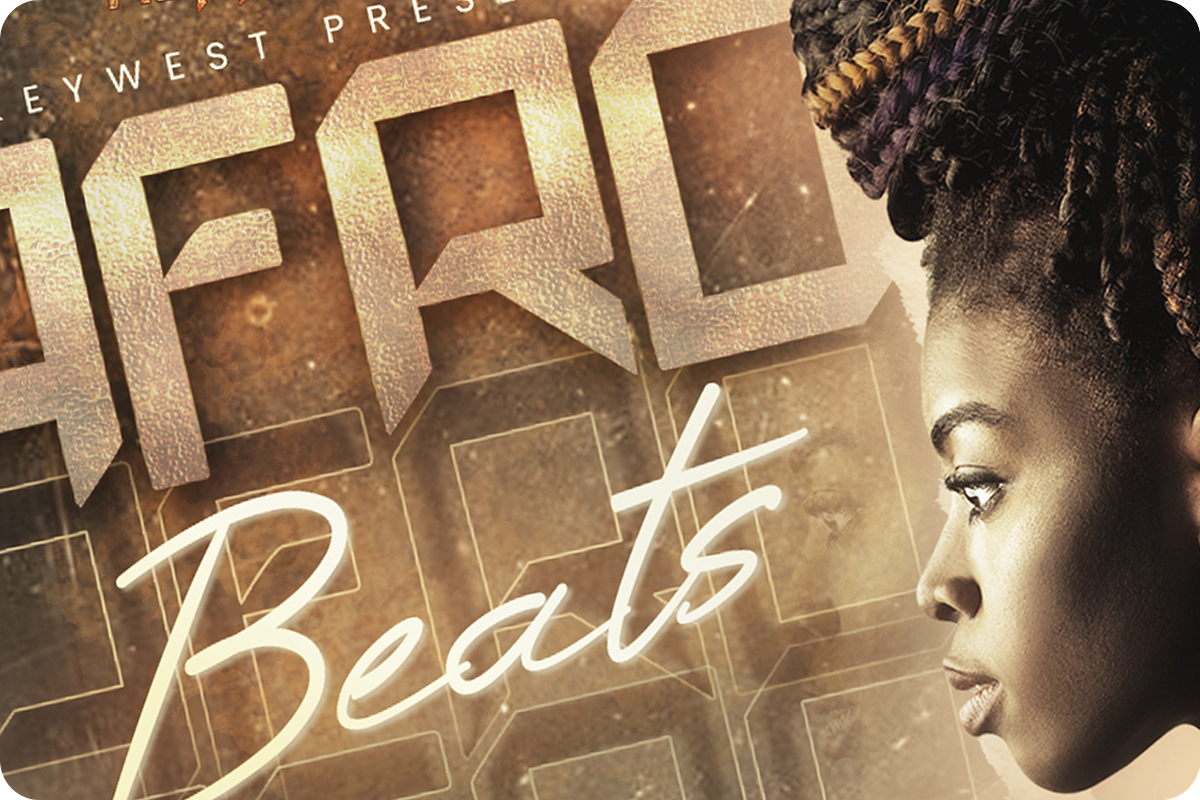 Afro Beat Music Flyer, a Flyer Template by regalDRAW (Photo 1 of 4)