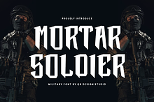 Mortar Soldier - Military Font