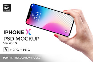 iPhone X Mockup version 5
