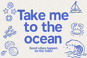 Tropical Doodle, a Handwritten Font by cocodesign (Thumbnail 8 of 8)