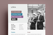 Standard Operating Procedure, SOP, a Brochure Template by Niofix (Thumbnail 1 of 6)