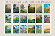 Monet Inspired Wall Art Bundle, a Background Graphic by anastasiia.art (Thumbnail 1 of 4)