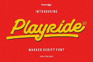 VT Playride - Font Vintage Script