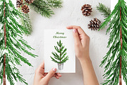 Christmas Tree Clipart & Patterns, a Pattern Graphic by Lagmar Design (Thumbnail 10 of 13)