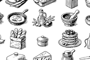 Kitchen Food & Utensils Set, an Object Graphic by RT Studio (Thumbnail 3 of 4)