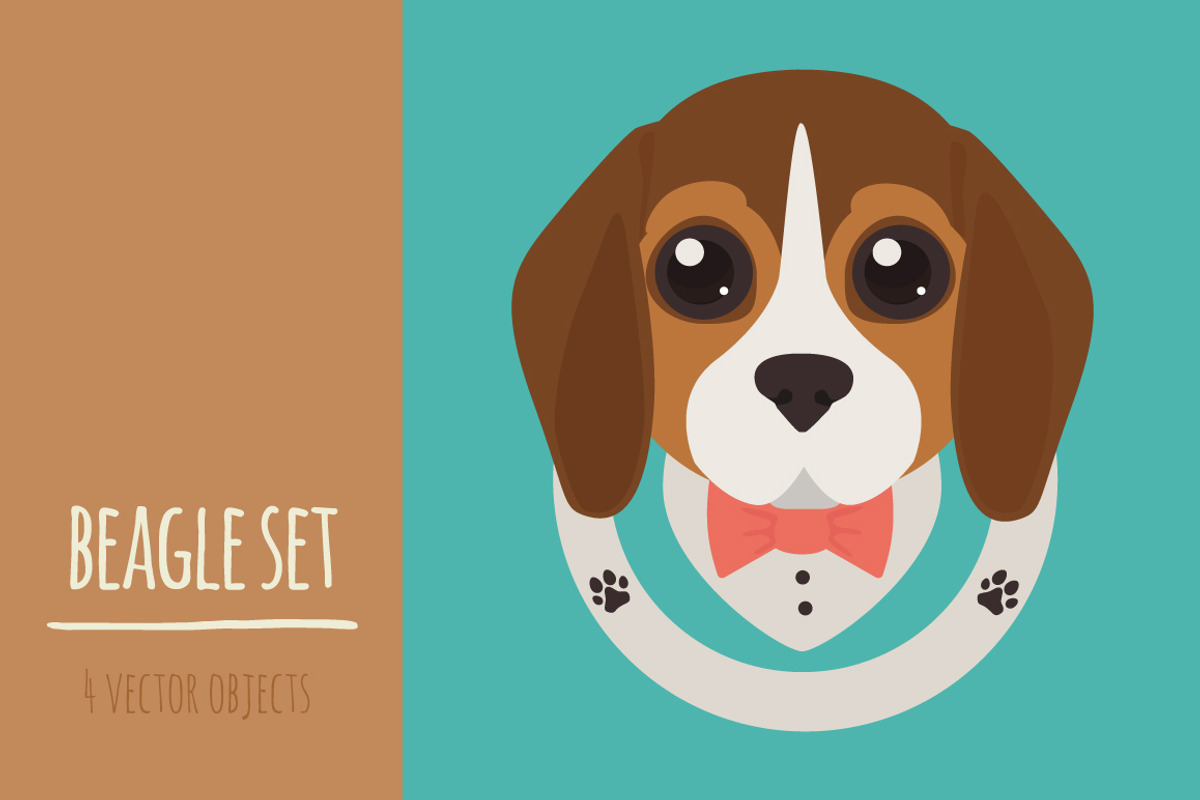 beagle set, an Object Graphic by adi katz (Photo 5 of 5)