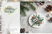 Christmas Ceramic Ornament Mockups, a Product Mockup by mock-ups (Thumbnail 4 of 8)