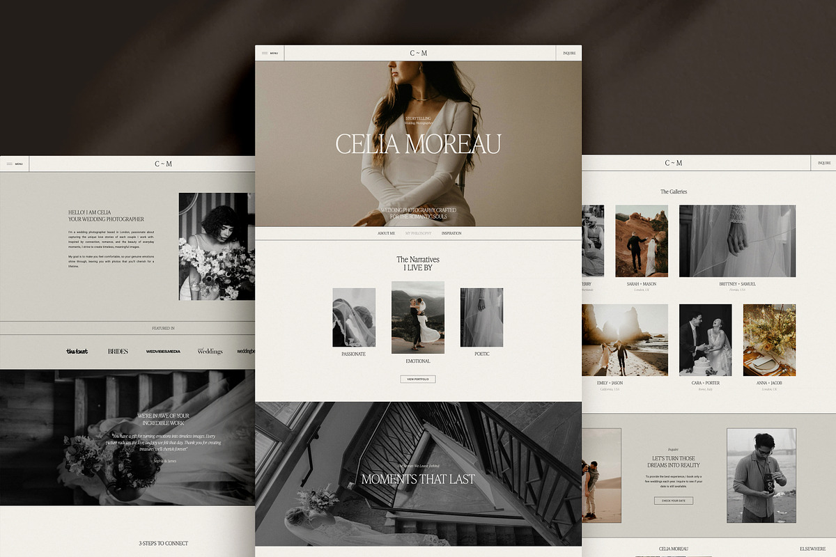 Showit Website Template / Portfolio, a Websites & App Template by The Soft Voice (Photo 5 of 8)