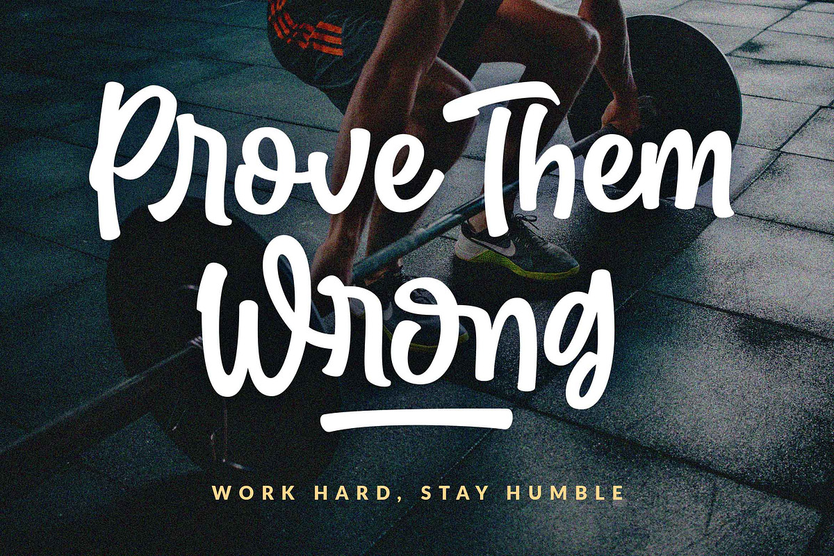 Outbreak / Bold Handwritten font preview 4