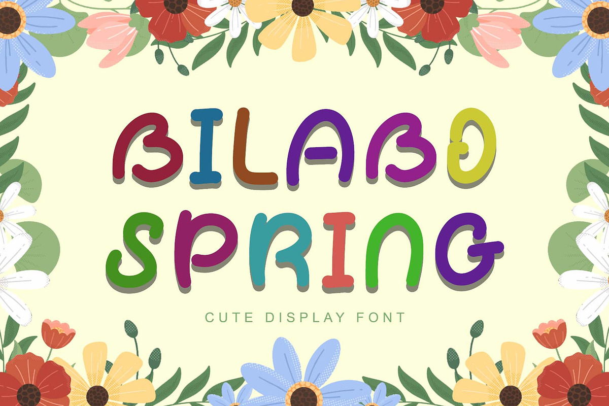 Bilabo Spring, a Script Font by Yoga Letter (Photo 1 of 6)
