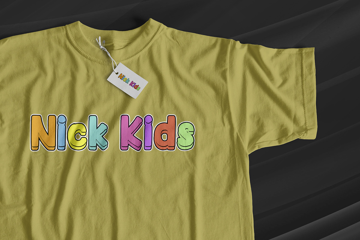 Nick Kids, a Slab Serif Font by Nickhard (Photo 2 of 5)