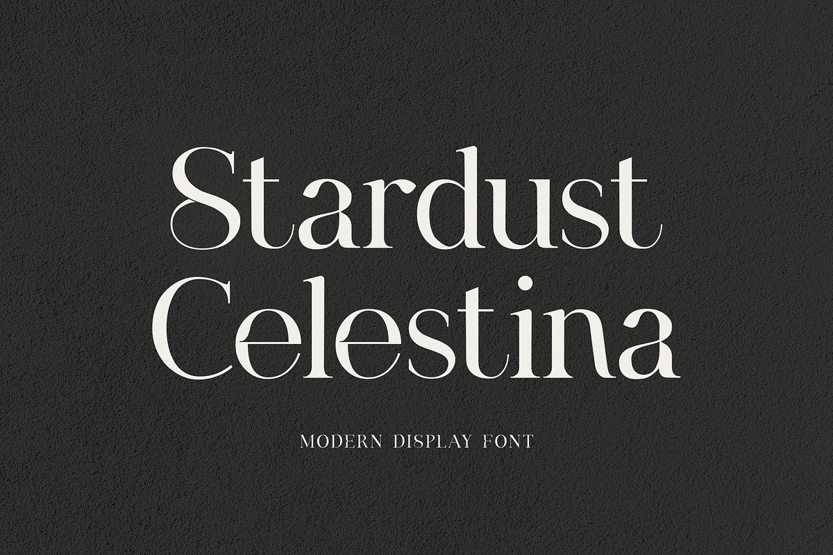 Stardust Celestina Modern Serif Font, a Serif Font by UICreative (Photo 1 of 13)