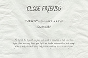 Close Friends Handwritten Font, a Handwritten Font by Mneme (Thumbnail 7 of 8)