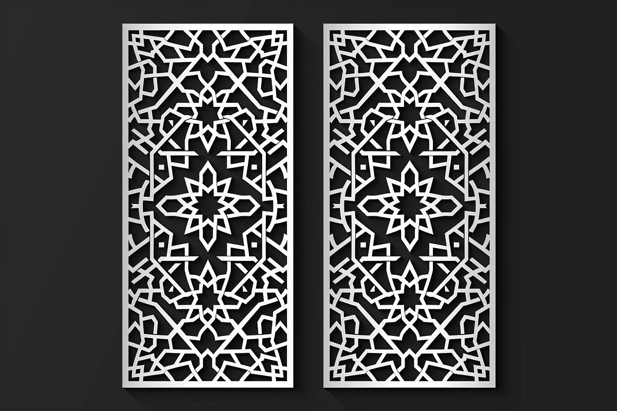 Ornamental Laser Cut Silhouettes, an Illustration by BIPLOB EXPERT (Photo 4 of 9)