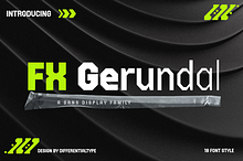 FX Gerundal - Sport Font