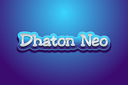 Dhaton Neo, a Handwritten Font by albert_kalingga (Thumbnail 2 of 4)