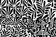 20 Seamless B/W Matisse-inspired Set, a Pattern Graphic by Nordic Design (Thumbnail 9 of 9)