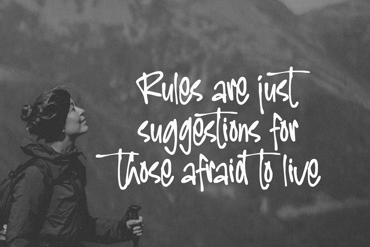 Metropolis Style - truly handwritten, a Handwritten Font by Cititype (Photo 6 of 14)