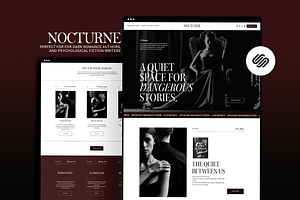 Romance Author Squarespace Website, a Squarespace Template by 3.14&Co