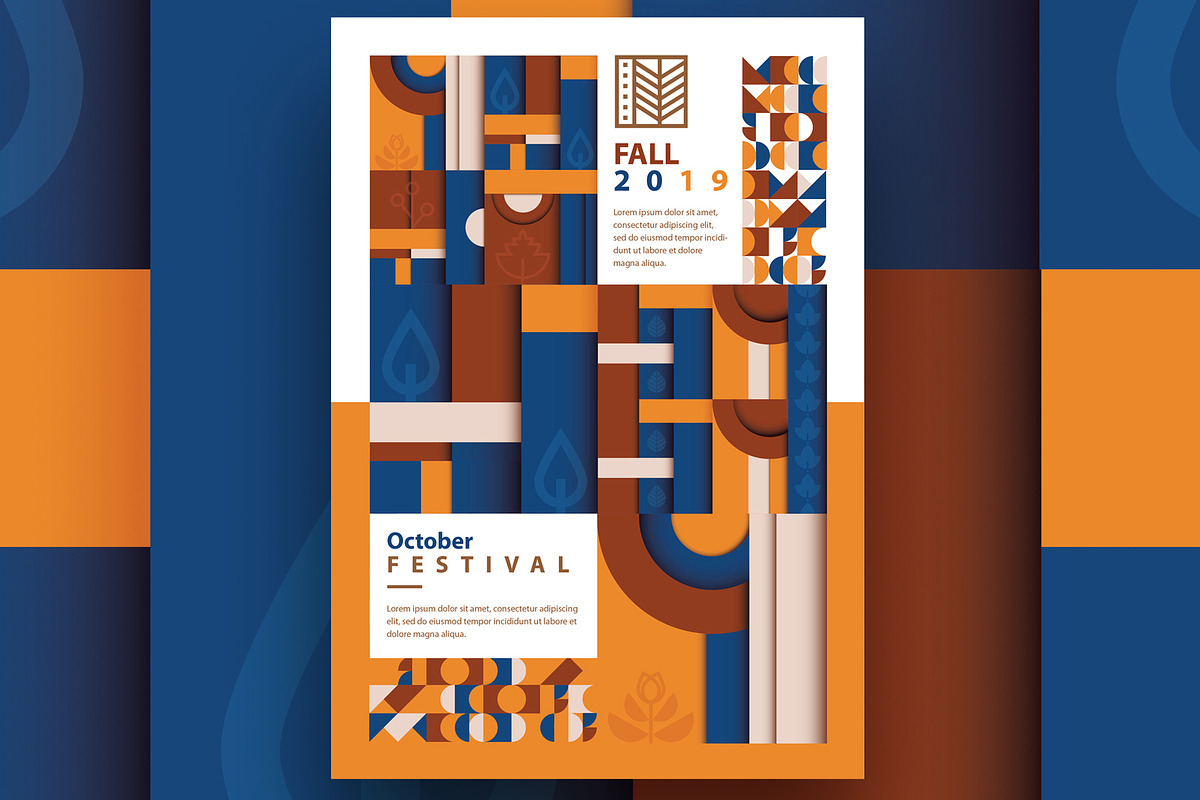 Modern Fall Templates, a Flyer Template by Polar Vectors (Photo 2 of 6)