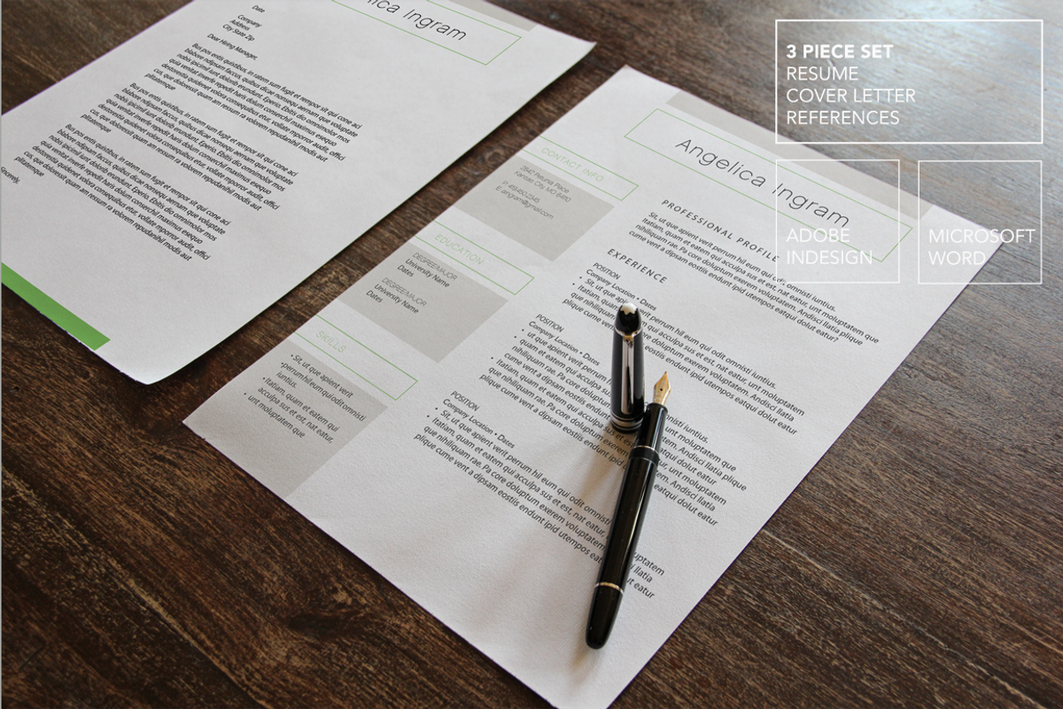 Minimal Resume Design | Cover Letter, a Resume Template by Scribbled Napkin Design (Photo 1 of 4)
