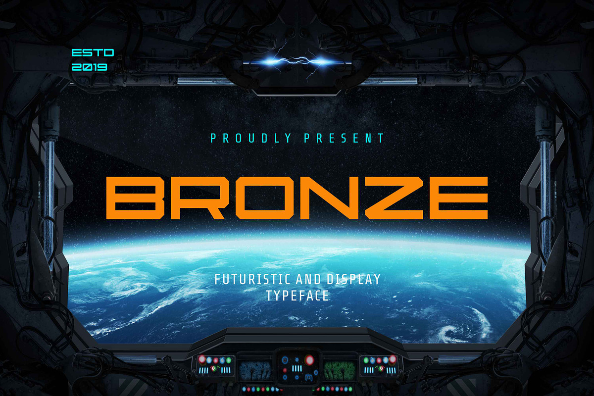 Bronze - Modern and Futuristic Font