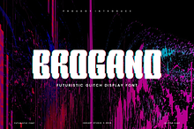 Brogand - Glitch Font