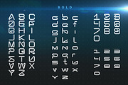 LineTech futuristic technology font, a Sans Serif Font by Sentavio (Thumbnail 4 of 6)